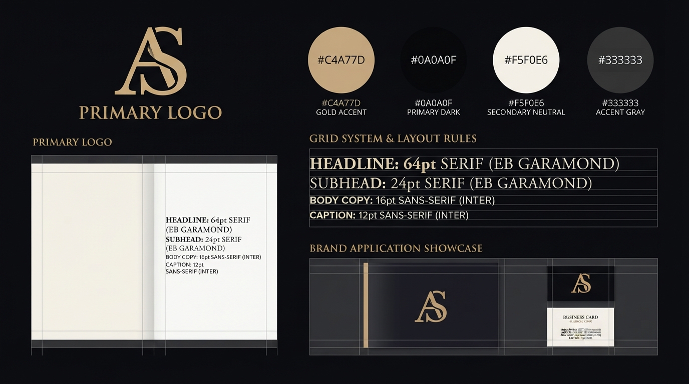 Branding | Luxury Interior Visual Identity & Web Design System
