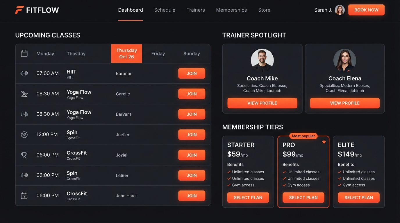 Web Dev | High-Converting Gym & Fitness Membership Portal